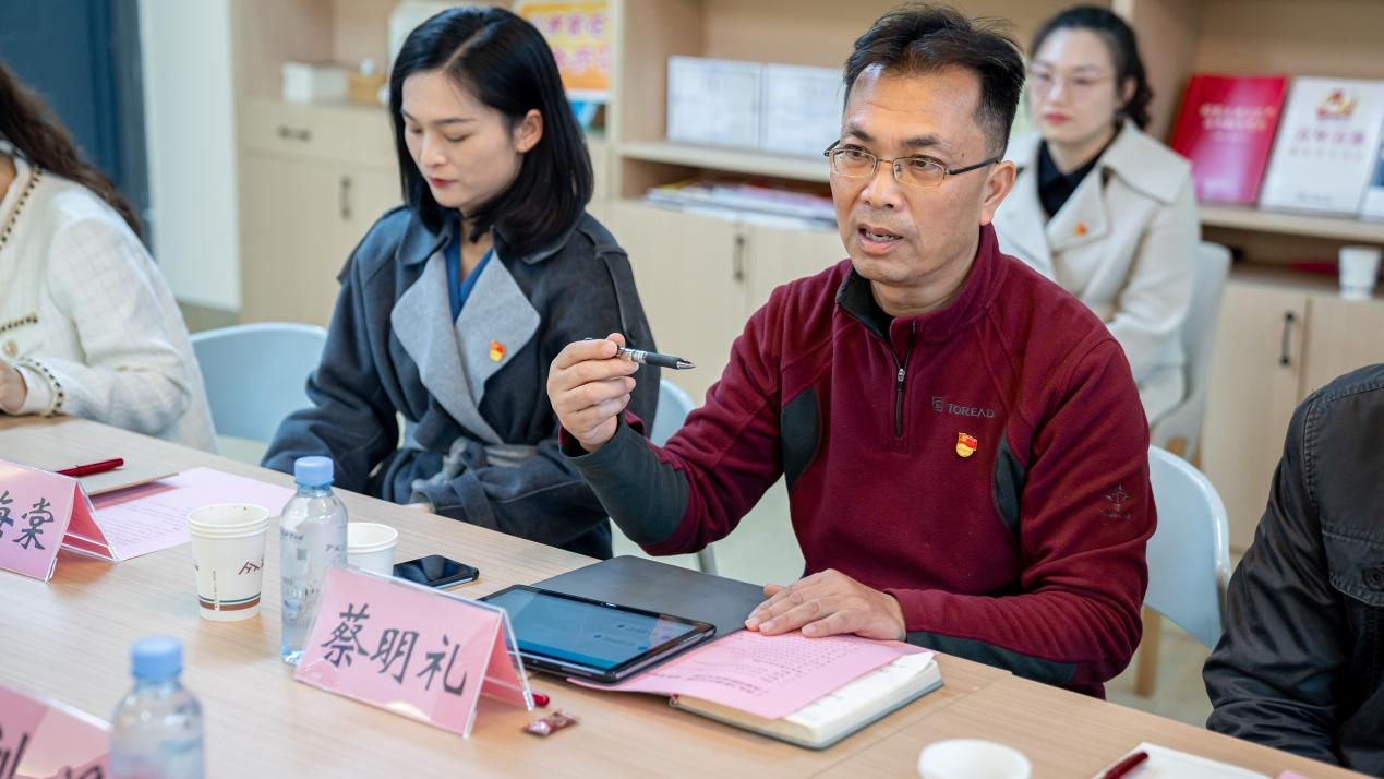 蔡明礼书记介绍管理工程学院党建工作特色